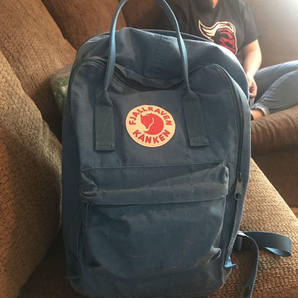 Fjallraven Kanken Lake Blue 13in Laptop Backpack